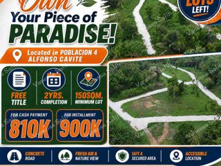 PINAKAMURA NA LOTE SA ALFONSO CAVITE