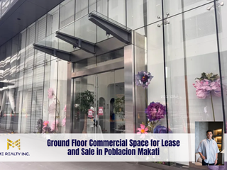 Ground Floor Commercial Space for Lease and Sale in Poblacion Makati