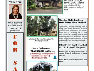FOR SALE MIRA NILA HOMES CONGRESSIIONAL AVENUE QUEZON CITY BUILD AND FINISH DETACHED HOME