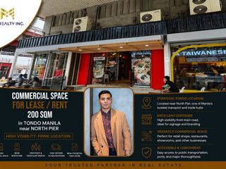 Commercial Space for Lease Rent 200 sqm in Tondo Manila near North Harbor Manila