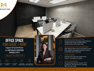 Office Space for Lease Rent Upper Ground Floor in Ortigas Center Pasig City Ready to Move-in