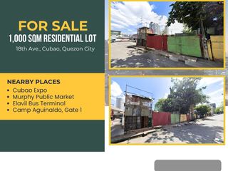 For Sale: 1,000-sqm Residential Lot with Old House in Cubao EXPO MURPHY MARKET
