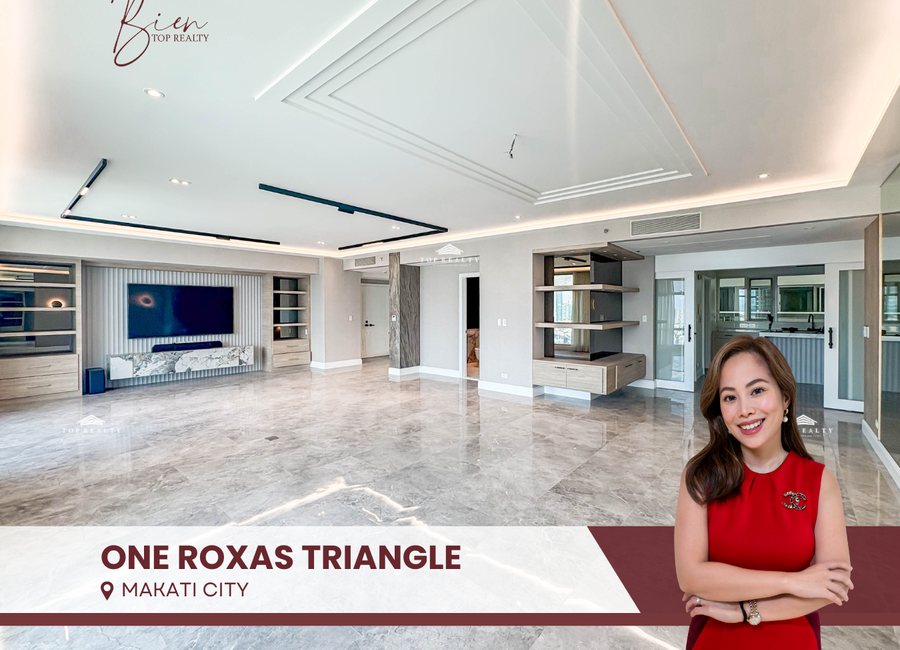 Luxury Condo for Sale | One Roxas Triangle | 3BR High Floor Makati City
