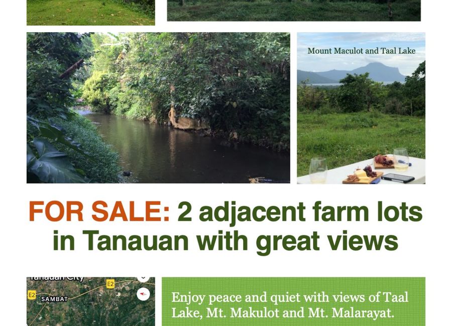 Enjoy peace and quiet w/ views of Taal Lake, Mt. Makulot and Mt. Malarayat.