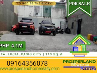 FOR SALE VACANT LOT IN STA. LUCIA PASIG CITY
