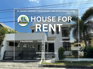 4 Bedrooms- Fully Furnished House for Rent in Brgy. Amsic, Angeles City