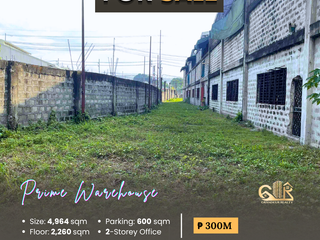 For Sale: Prime Warehouse & Lot located along Ortigas Avenue Extension, Cainta, Rizal