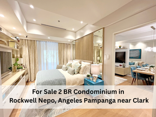 For Sale 2 BR Condominium in  Rockwell Nepo, Angeles Pampanga near Clark