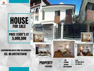 3br 2t&b semi furnished RFO townhouse