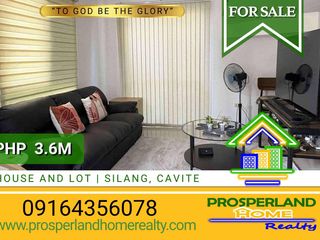 HOUSE AND LOT FOR SALE IN SILANG, CAVITE