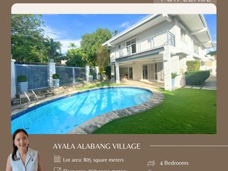 Ayala Alabang Village House for Lease! Muntinlupa City