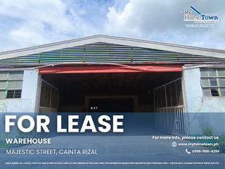 CAINTA RIZAL WAREHOUSE FOR LEASE