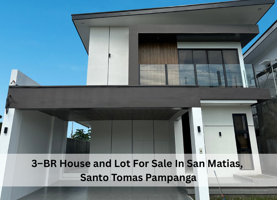 3–BR House and Lot For Sale In San Matias, Santo Tomas Pampanga