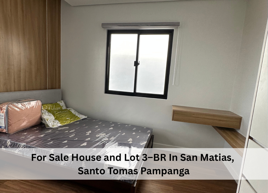 For Sale House and Lot 3–BR In San Matias, Santo Tomas Pampanga