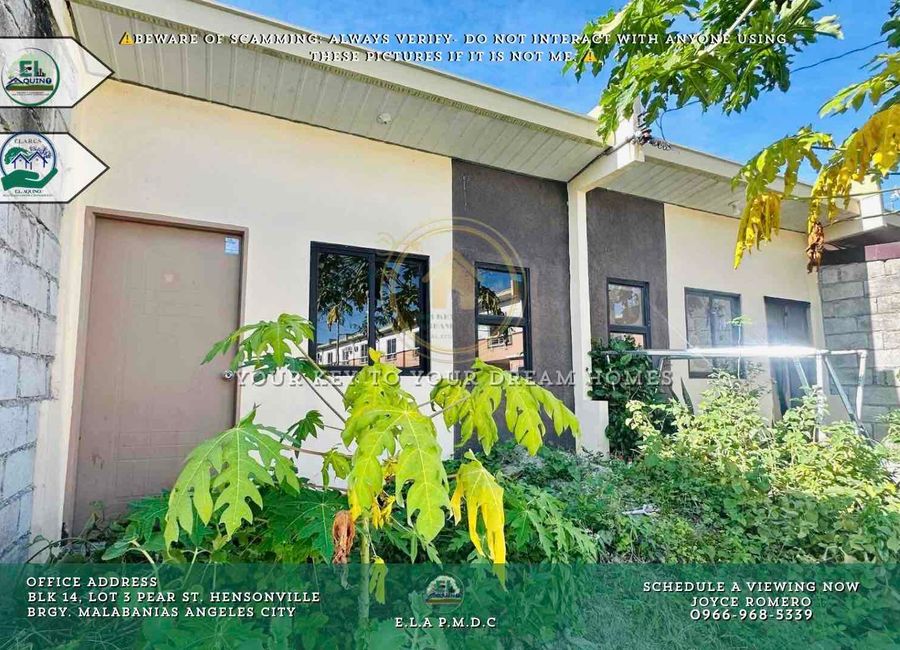 Affordable House for Sale in Barangay Sto.Rosario, Bria Homes, Magalang, Pampanga!