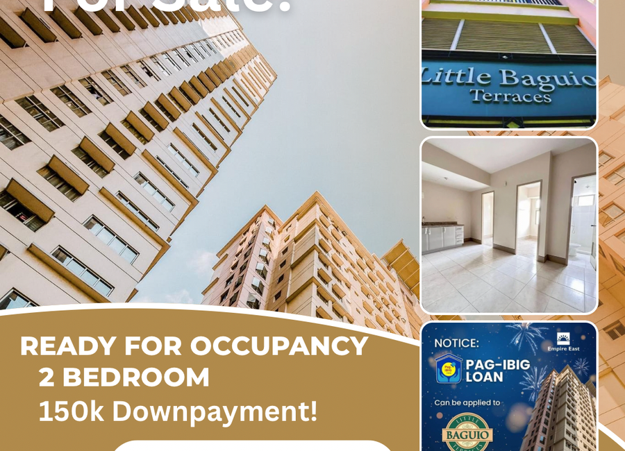 Income Ready 2 Bedroom For Sale in Little Baguio Terraces San Juan Near La Salle, Xavier, Greenhills, MRT 3 Cubao, Manila, Ortigas, Mandaluyong