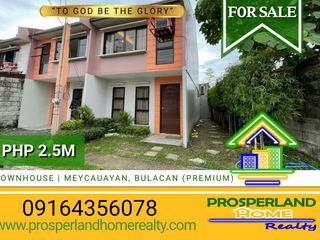 FOR SALE MEYCAUAYAN, BULACAN TOWNHOUSE (PREMIUM UNIT)