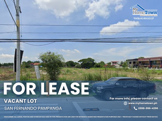 SAN FERNANDO PAMPANGA COMMERCIAL LOT FOR LEASE
