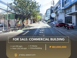 For Sale: Prime Commercial Building in JP Rizal, Makati City