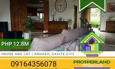 HOUSE AND LOT FOR SALE AT AMADEO, CAVITE