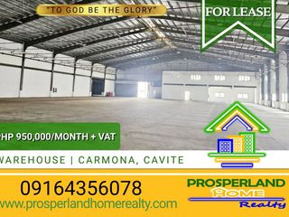 FOR LEASE: PRIME WAREHOUSE & OFFICE – CARMONA, CAVITE