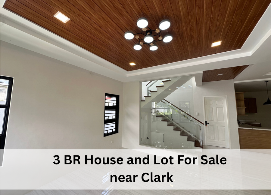 3 BR House and Lot For Sale near Clark