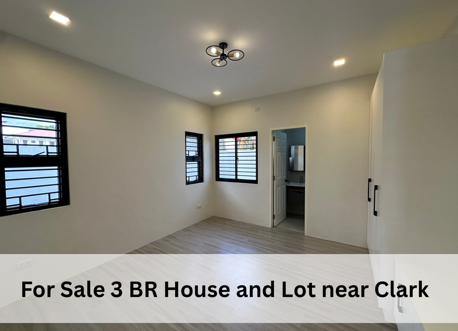 For Sale 3 BR House and Lot near Clark