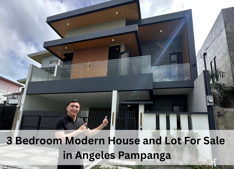 3 Bedroom Modern House and Lot For Sale in Angeles Pampanga