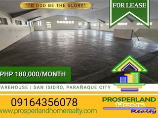2STOREY WAREHOUSE FOR LEASE IN SAN ISIDRO, PARAÑAQUE CITY
