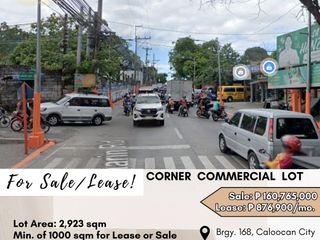 FOR SALE/LEASE Corner Commercial Lot located at Brgy. 168, Caloocan City