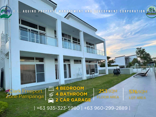 Fully Furnished Two-Storey 4 Bedroom Villa with Garden and Pool For Sale or Rent in Clark Sun Valley, Pampanga