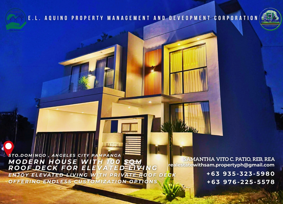 3 Bedroom Fully Furnished 2-Storey House with Roof Deck for Sale in Town and Country Homes, Angeles City - San Fernando Pampanga