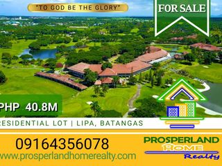 RESIDENTIAL LOT FOR SALE – LIPA, BATANGAS