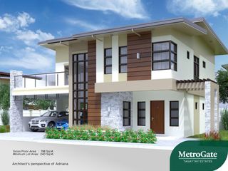 AFFORDABLE 3 BEDROOM 2 STOREY HOUSE AND LOT AT METROGATE TAGAYTAY ESTATES TAGAYTAY CITY