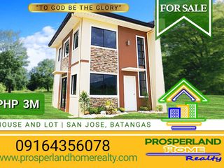 HOUSE AND LOT FOR SALE – SAN JOSE, BATANGAS