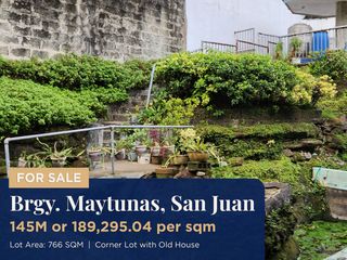 Brgy. Maytunas, San Juan Corner Lot for Sale!