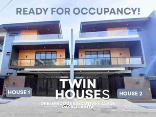 6BR 6T&B GREENWOODS Pasig INDOOR SWIMPOOL Premium B/N TWIN-MANSIONS RFO