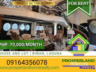 HOUSE FOR RENT IN ZAPOTE, BIÑAN, LAGUNA