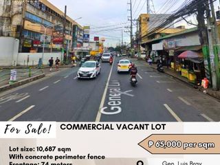 For Sale: Commercial Vacant Lot located along Gen. Luis Brgy. Novaliches Proper