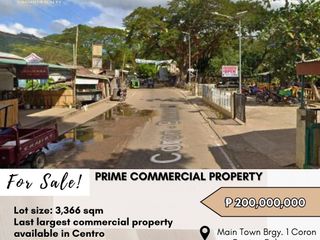 For Sale: Prime Property located at Main Town Brgy. 1 Coron Centro, Palawan