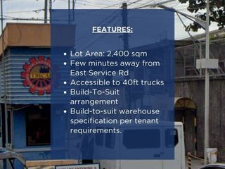 Build-to-Suit Warehouse in Bagumbayan, Taguig (2,400sqm)