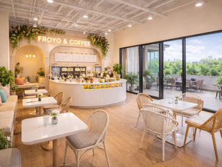 2nd Floor Yogurt, Dessert & Coffee Space with Veranda Access