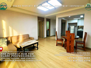 1 Bedroom Fully Furnished Condo Unit for Rent in Clark Mabalacat City Pampanga
