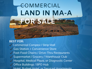 10 Hectares Commercial land in Ma-a for Sale