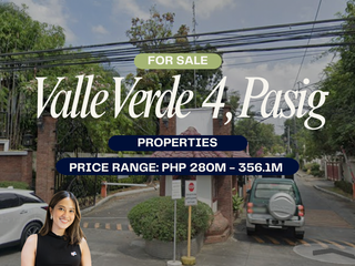 Properties For Sale in Valle Verde 4, Pasig City