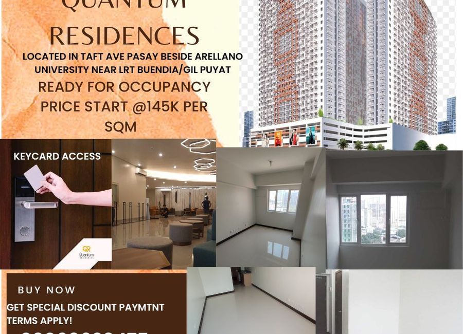 Pasay condominium for sale condo units in pasay quantum residence pasay