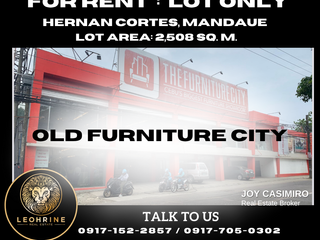2,508sqm Prime Commercial Lot for Lease along Hernan Cortes St., Cebu City