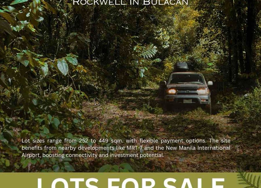 FOR SALE : Residential lot Rockwell Bulacan - The Samanean at Paradise Farms in San Jose Del Monte, Bulacan