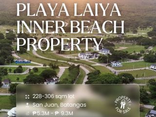 FOR SALE RESIDENTIAL INNER BEACH LOT PROPERTY IN PLAYA LAIYA BATANGAS BY LANDCO