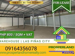 COMMERCIAL / WAREHOUSE FOR LEASE – LAS PIÑAS CITY